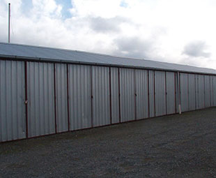 Dry and Secure, Purpose Built, with steel doors.